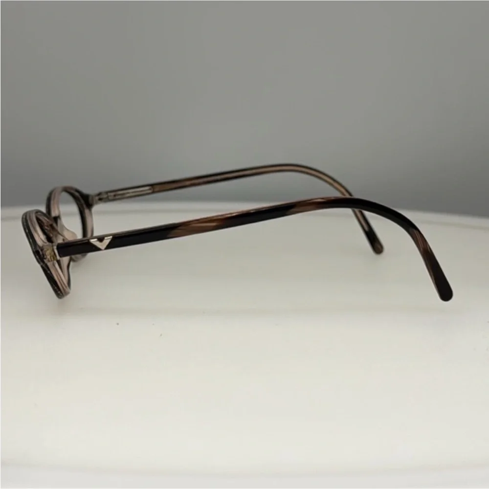 Authentic Valentino luxury designer Tortoise Oval prescription Eyeglasses frames